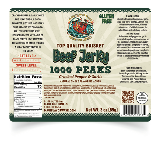 1000 Peaks - Cracked Pepper & Garlic