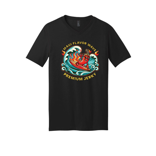 T- Shirt: Surfing Pepper - Black