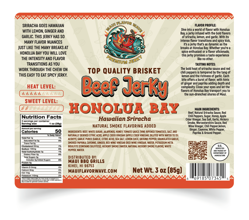 Honolua Bay - Sriracha goes Hawaiian